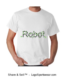 sci fi tech geek robot shirt Design Zoom
